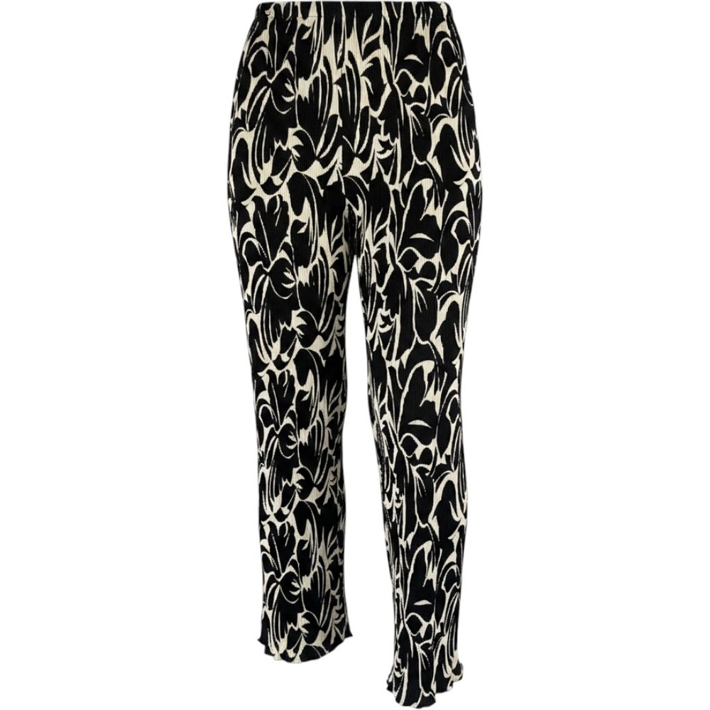 Venus Black/White Pattern Pants Size XL
